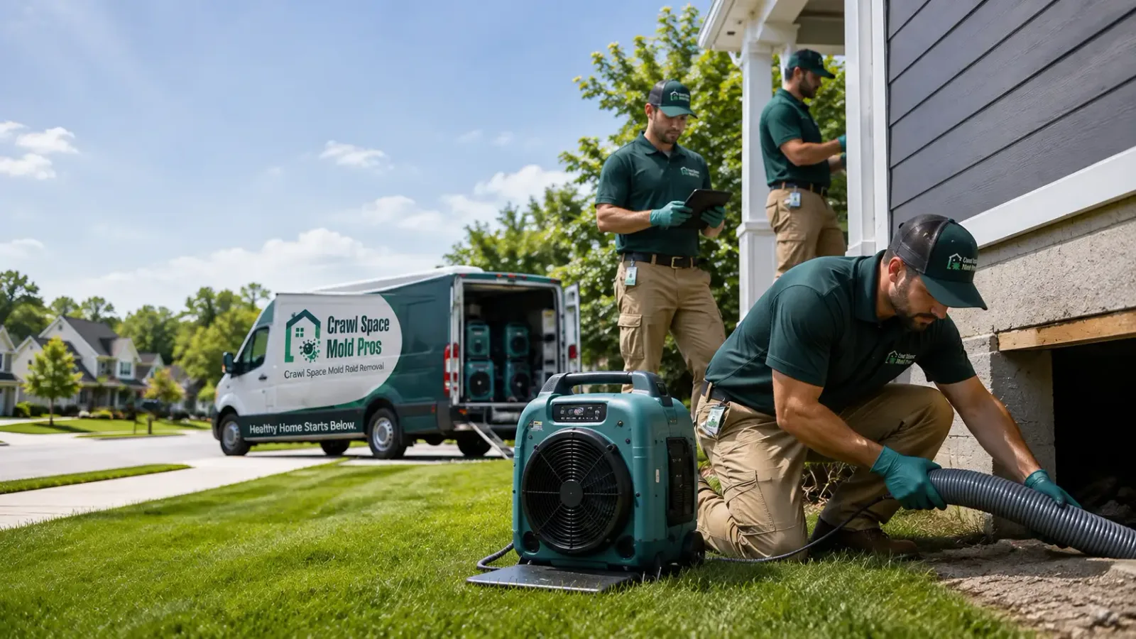 Crawl Space Mold Removal in Smithfield, OH